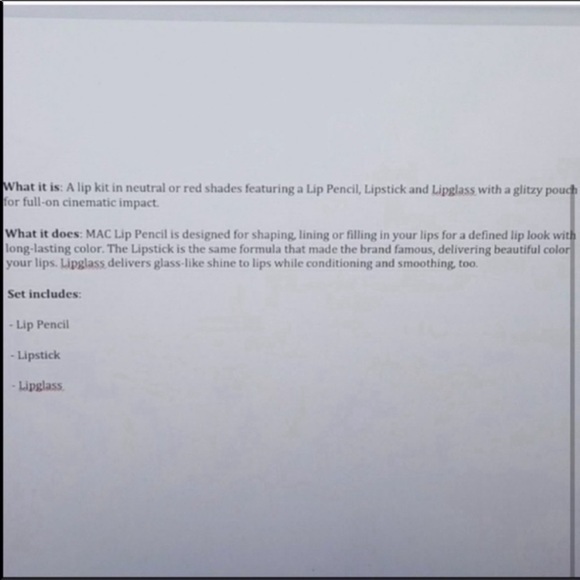 MAC Starlit Lip Bag Set - Picture 3 of 3